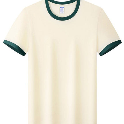 Pure Cotton Catering Work Clothes T-Shirt Custom Printed Logo Restaurant Waiter Barbecue Hot Pot Restaurant Staff Summer Short Sleeves
