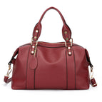 Wine red / Width 33CM high 22CM thick 13CM portable 15CM