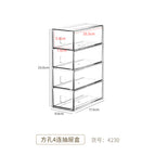 4230. 1 square hole 4-drawer box