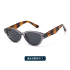 Transparent purple frame black and gray film c7