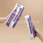 Twill retractable pencil case [purple]