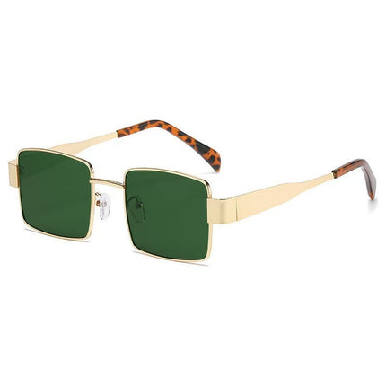 Cross-border New Arc de Triomphe Oval Metal Small Frame Sunglasses Women's High-end Fashion Street Photograph Sunglasses Sunglasses