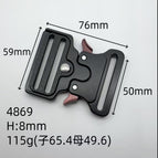Black and red 5.0cm (115g)