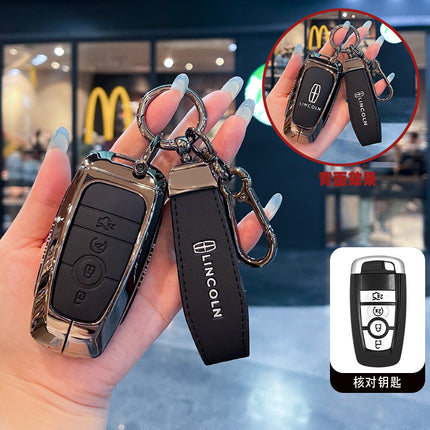 Suitable for Lincoln Adventurer Key Cover 24 Lincoln Z Navigator Aviator Mkz/Mkc Special Car Buckle Shell