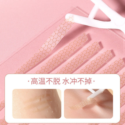 Lmltop Upgraded Simulated Honeycomb Pattern Lace Double Eyelid Patch, Natural Invisible Traceless Swollen Eye Beauty Patch