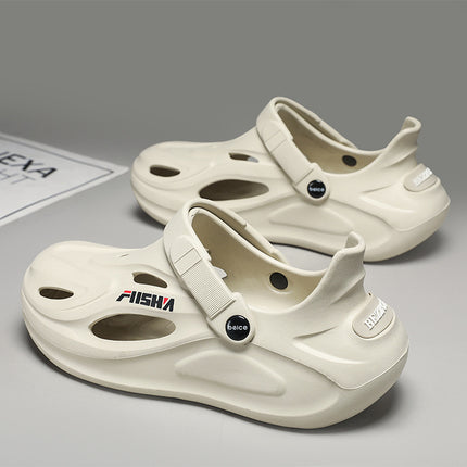 Summer New Eva Clogs Casual Outdoor Slip-On Comfortable Breathable Lightweight Outdoor Closed-Toe Beach Shoes Men's Shoes