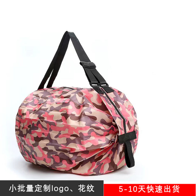 Manufacturer customized Japanese folding organ bag large capacity Oxford cloth waterproof shopping bag logo customized storage bag