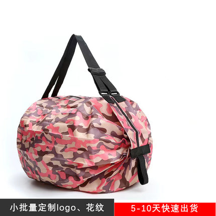 Manufacturer customized Japanese folding organ bag large capacity Oxford cloth waterproof shopping bag logo customized storage bag
