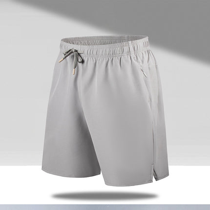 Men's Summer Quick-Dry Loose Five-Point Sports Casual Shorts Thin Cross-Border Ice Silk Beach Shorts Factory Direct Sale