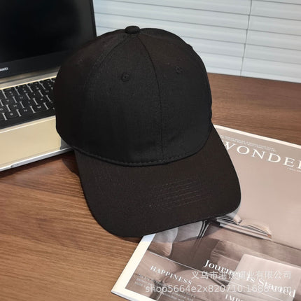 2025 New Korean Style Sweet Little Flower Baseball Cap for Women with Wide Brim and Face-Showing Duck Cap with Little Expert Hat