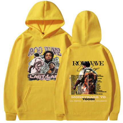 Rapper Rod Wave Last Lap Tour Graphic Hoodies Men Women Clot