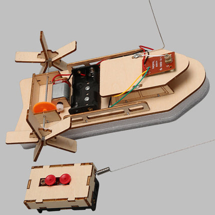 Children's handmade diy remote control Ming ship technology small production young students scientific experiment teaching material package wholesale