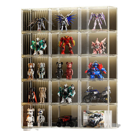 Blind Box Storage Display Stand Desktop Transparent Dustproof Acrylic Lego Bubble Mate Storage Cabinet Hand Display Box