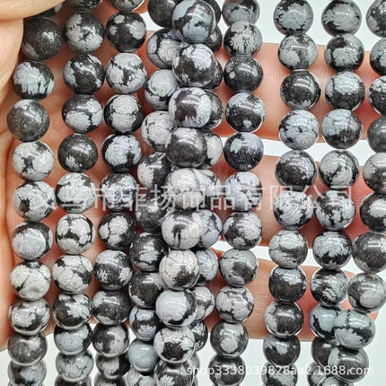 Factory direct Miscellaneous Stone round beads diy jewelry accessories string beads personality Miscellaneous Stone semi-finished products spot wholesale