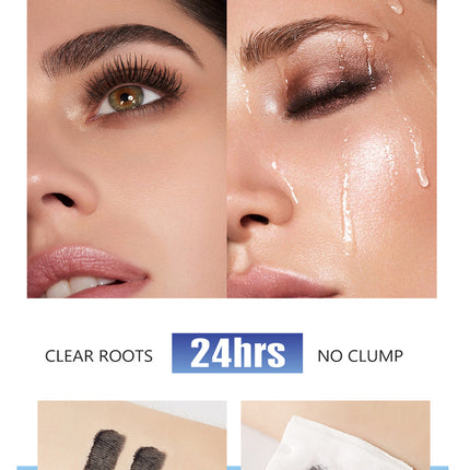 Pro 3D Fiber Lashes Rimel Mascara Makeup Ink Gel Natural Fibers Long-lasting Waterproof Eyelash Lengthening Thick Curling