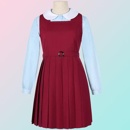 Jumpsuit Vest Dress Cos Chainsaw Man War Devil School Uniform Anime Cosplay Costume Female High School Jk Uniform Skirt