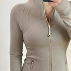 Earthy yellow [gold zipper] / S