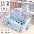 Waterproof three-dimensional bag-sky blue comes with a sticker