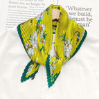 L024-412-01 fruit green / 70cm wrinkled square towel