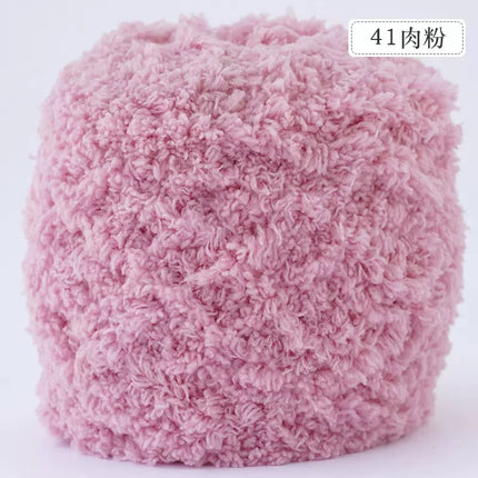 3 strands of coral fleece baby scarf coarse wool hand woven towel line baby sweater in stock wholesale