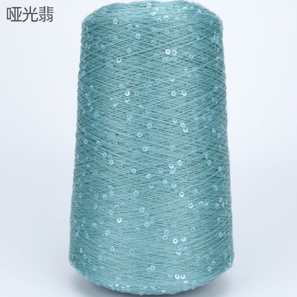 Silk Joy/Tencel Iridescent Sequin Hand-Knitted Yarn Ball Colorful Tencel Sequin Yarn Wholesale 500g