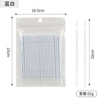 1 piece (pack of 100 pieces) / Blue and white bagged