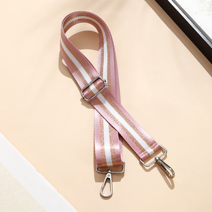 Bag shoulder strap crossbody bag with adjustable widened shoulder strap gold silk Women's bag with 3.8cm width