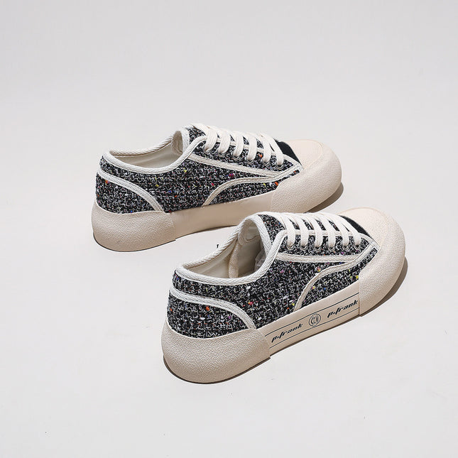 Paul Frank/Big Mouth Monkey Canvas Shoes Women's Versatile Comfortable Fashion Shoes Casual Sports Sneakers Ball Shoes