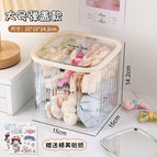 [large flip cover] hair accessory storage box (free exquisite stickers when you take the photo)