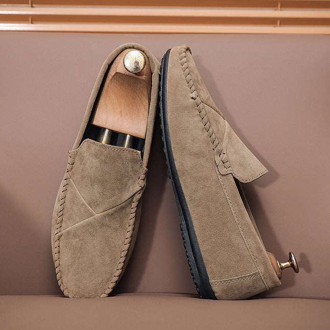 Summer Men's Shoes Casual Single-layer Shoes All-match Sports Slip-on Legs Low-top Driving Shoes Trendy Shoes Cross-border Men's Shoes