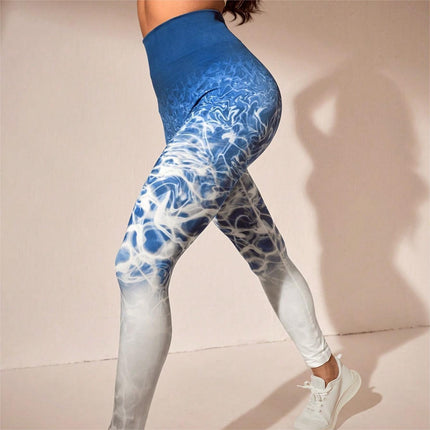 American Style Sports Style Yoga Pants Nine Points Women's Hip Yoga Pants Women's Yoga Pants Peach Hip Seamless Fitness Pants