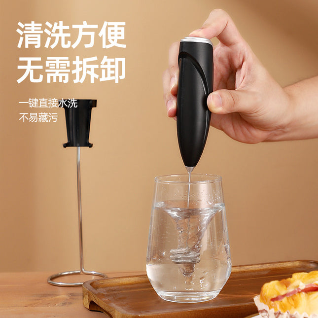 Cross-border handheld milk frother household wireless electric milk coffee mixing rod baking egg white frother
