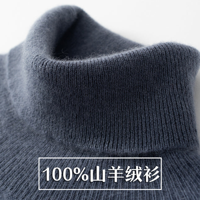 Cashmere High Collar Sweater Men / Pull Col Haut Cachemire Homme