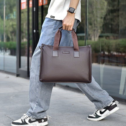 Cross-Border Men's Handbag, Shoulder Bag, Crossbody Bag, Briefcase, Business Bag, Large-Capacity Computer Bag, Backpack, Commuter Bag for Men