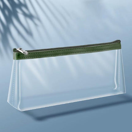 Transparent Pencil Case for Exams, Simple Pencil Bag for High School Students, Large Capacity Pvc Pencil Case in Stock