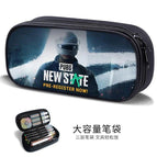 Waterproof, scratch-proof, non-fading, large-capacity three-layer pencil case / B44360