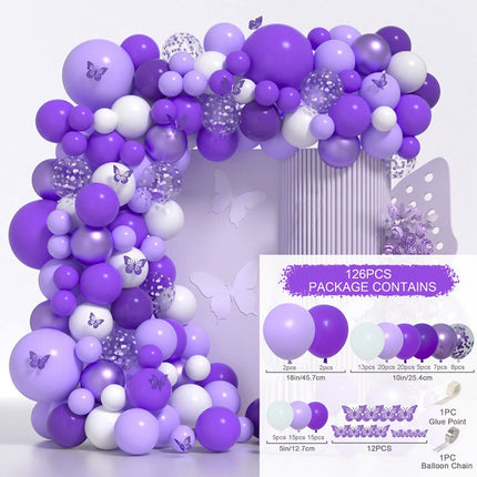 Cross-border Amazon Balloon Chain Arch suit New Birthday Decoration Wedding Room Wedding Balloon Scene Decoration Wholesale