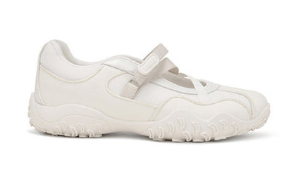 Cowhide Leather Wave Crescent Original 5cm Thick-Soled Functional Sports Ballet Shoes Women's Mary Jane Shoes