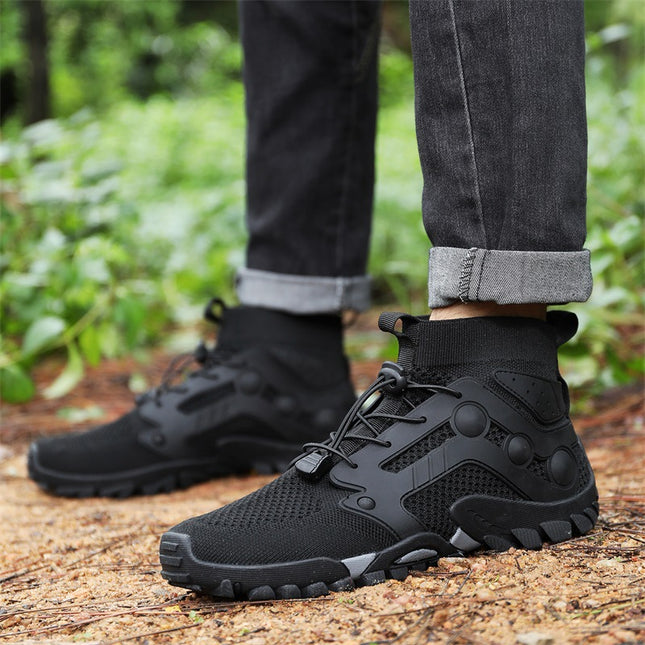 Outdoor Hiking Shoes, Non-Slip, Breathable and Wear-Resistant, Men's and Women's Cycling Shoes, Running Shoes, Outdoor Fishing, Camping, Hiking and Rock Climbing Shoes