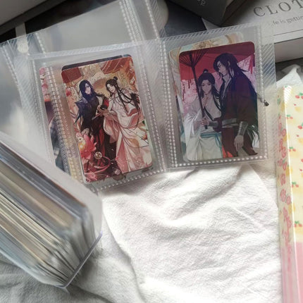 Twill 3 inch Card Book Single Mini Frosted Card Bag 3 inch Magneto Album Storage Album Sticker Card Favorites