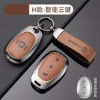 [changan h smart 3-button-coffee brown] shell + ring crescent buckle / No specifications