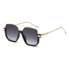 Black gold frame double gray piece