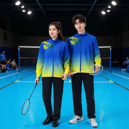 Walking Group Team Uniforms Badminton Women's and Men's Large Size Aerobics Performance Uniforms Sportswear Sports Games Sports Suits