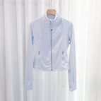 Starch blue 094 silver zipper jacket / S/2 size 40~45kg