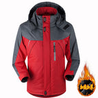 High-quality 808 red cotton-padded jacket [fleece-lined & extra thick] - hot seller! / 6xl recommended【 95-105kg 】