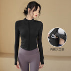 Star black-waist slimming + built-in pockets / S