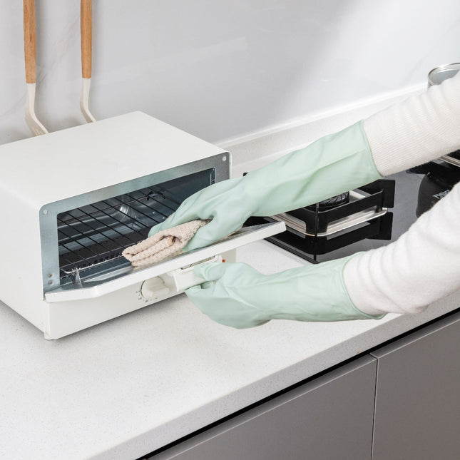 Dishwashing Gloves for Housework, Household Cleaning, Pvc Rubber, Kitchen-Specific, Thickened, Waterproof