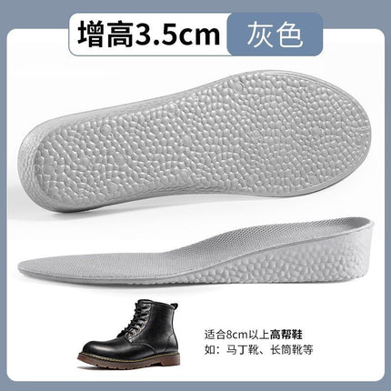 Height-Increasing Insoles for Men and Women, Suitable for Short Individuals, Invisible Height-Increasing Insoles for Martin Boots, Comfortable and Breathable