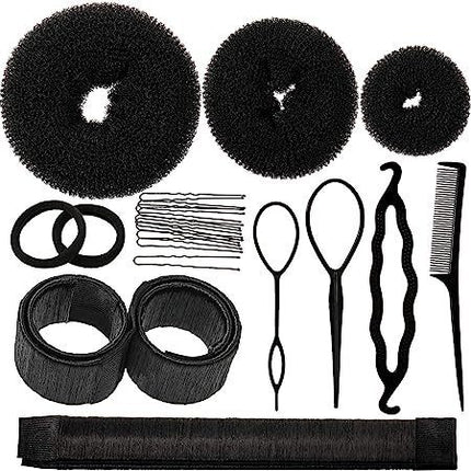 Cross-border explosions hair curler set hair pull pin ball head flower bud hair braid artifact bridal hair accessories braided hair