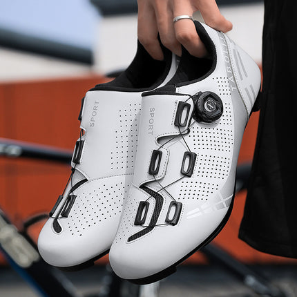 Cycling shoes2025 training shoes youth camouflage bicycle shoes road anti-slip sneaker new